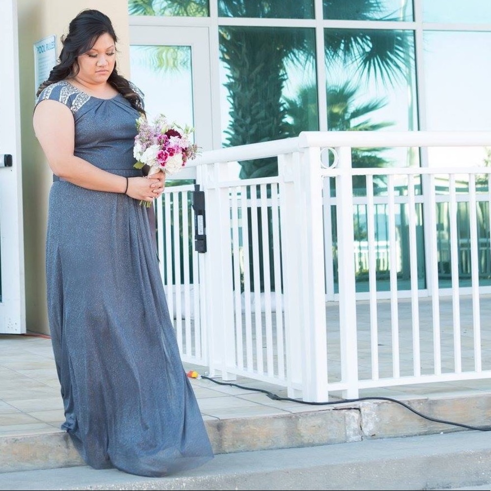 Beaded Sleeve long grown